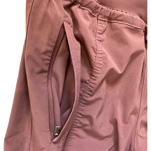 Athleta Altitude mid rise jogger, zip pockets cuffed,‎ 988416, maroon, size 6T - Picture 8 of 12